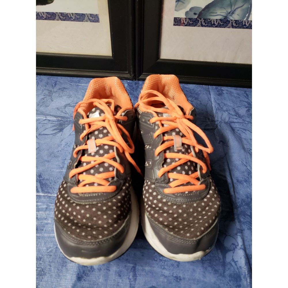 Adidas Women's running sneakers Adiprene + brown/ grey /white polka dots 8.5